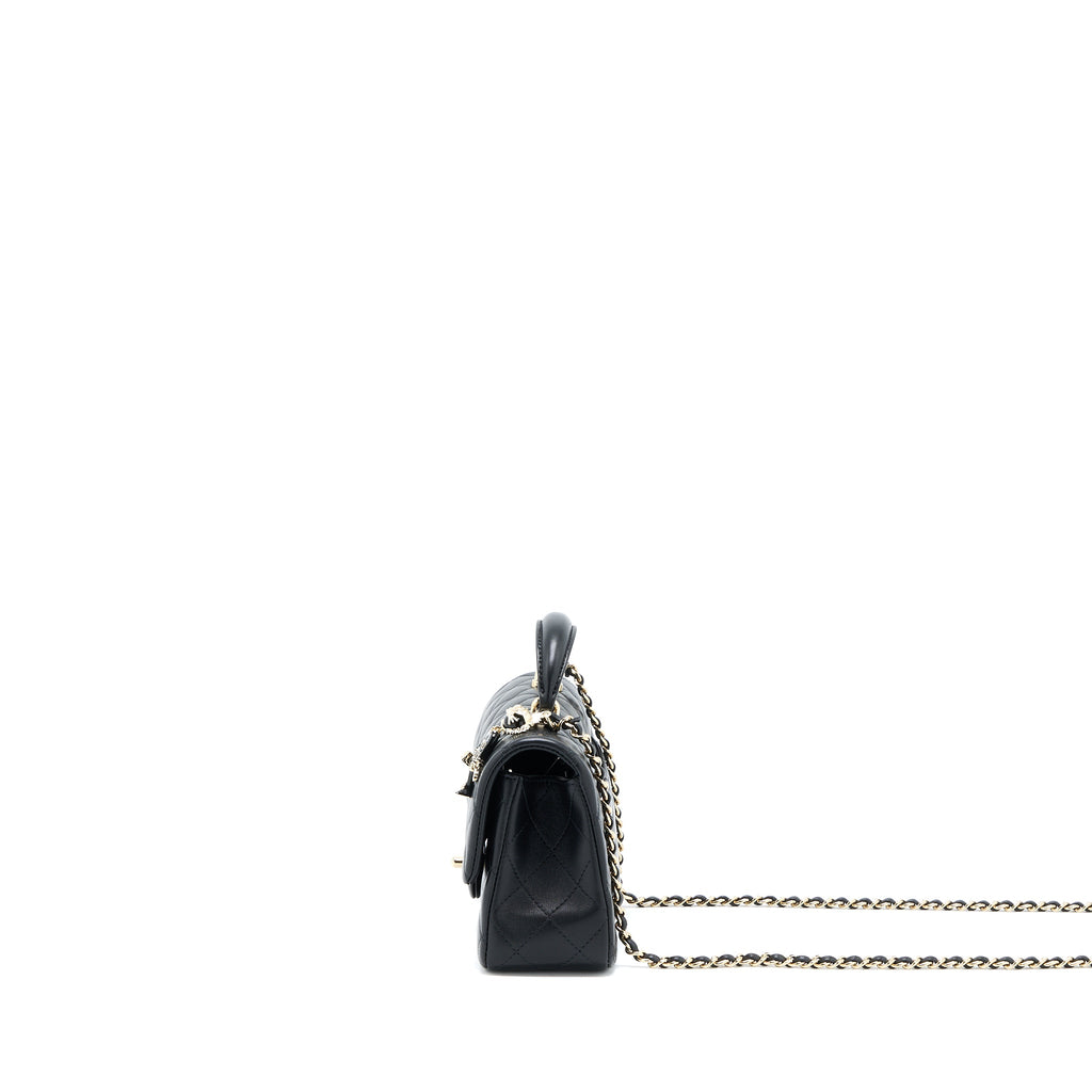 chanel-22p-top-handle-mini-rectangular-with-lion-charm-lghw-microchip