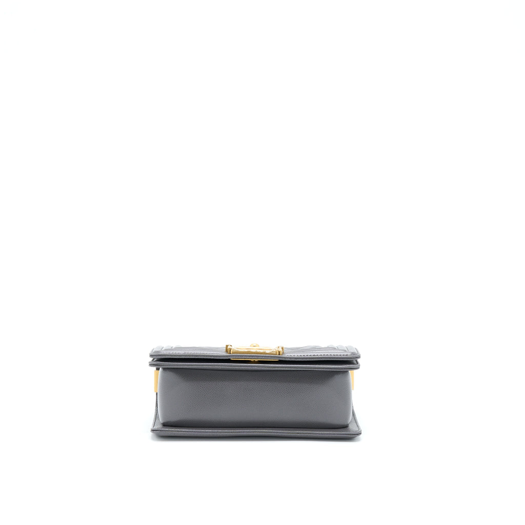 chanel-small-boy-bag-caviar-grey-ghw-microchip