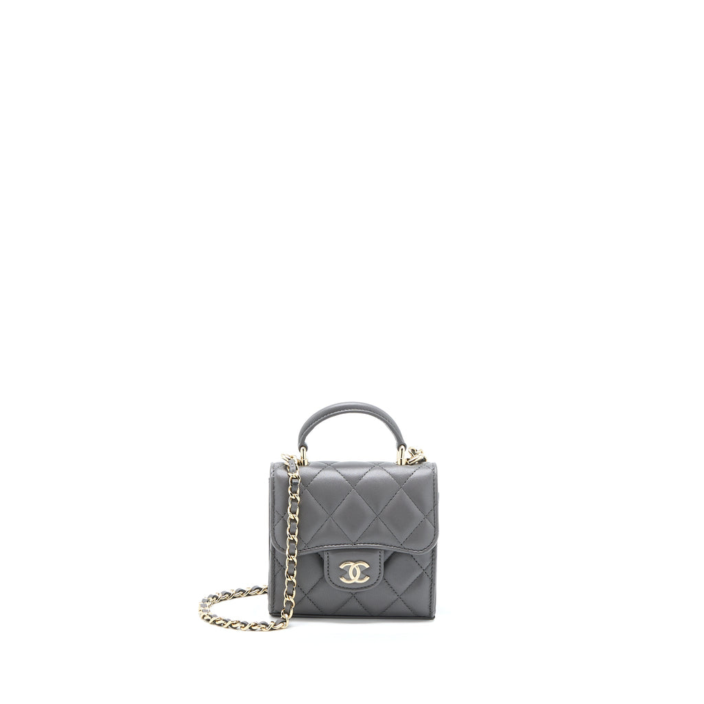 chanel-mini-top-handle-flap-bag-lambskin-dark-grey-lghw