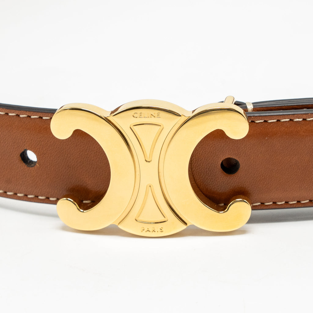 celine-size-75-triomphe-belt-25mm-natural-calfskin-tan-ghw