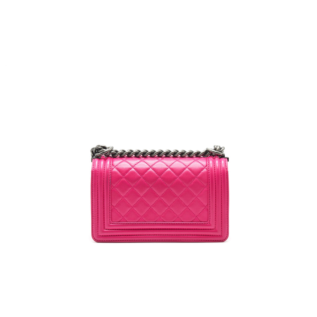 chanel-small-boy-bag-lambskin-ruthenium-hardware-hot-pink