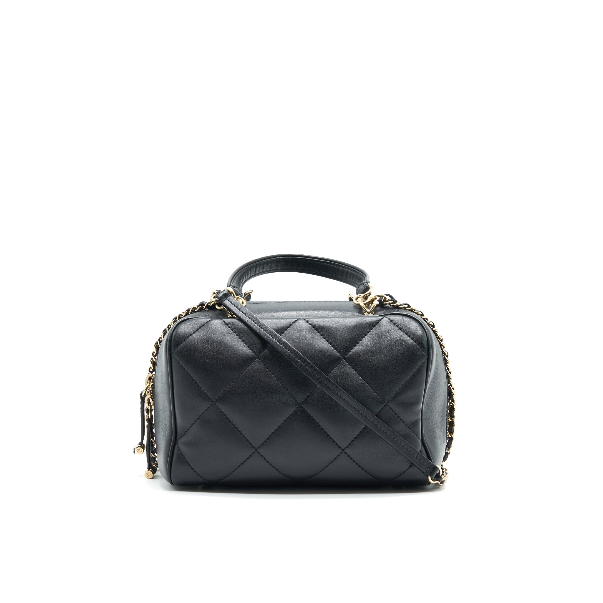chanel-black-lambskin-bowling-bag-ghw