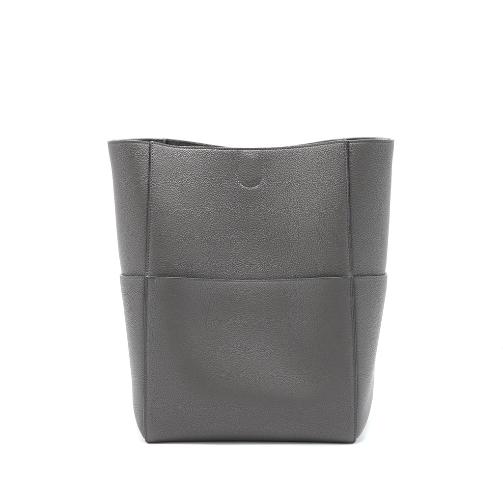 celine-sangle-bucket-bag-grained-calfskin-grey-ghw