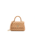 chanel-small-coco-handle-caviar-brown-ghw