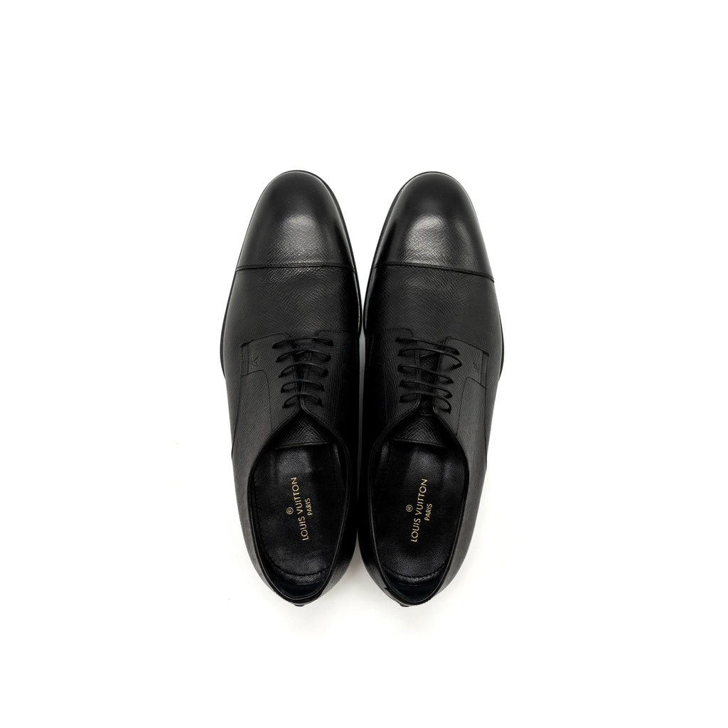 louis-vuitton-size-7-5-derby-calfskin-black