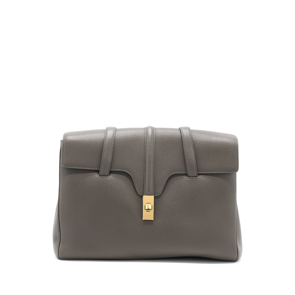 celine-medium-soft-16-bag-grained-calfskin-dark-grey-ghw