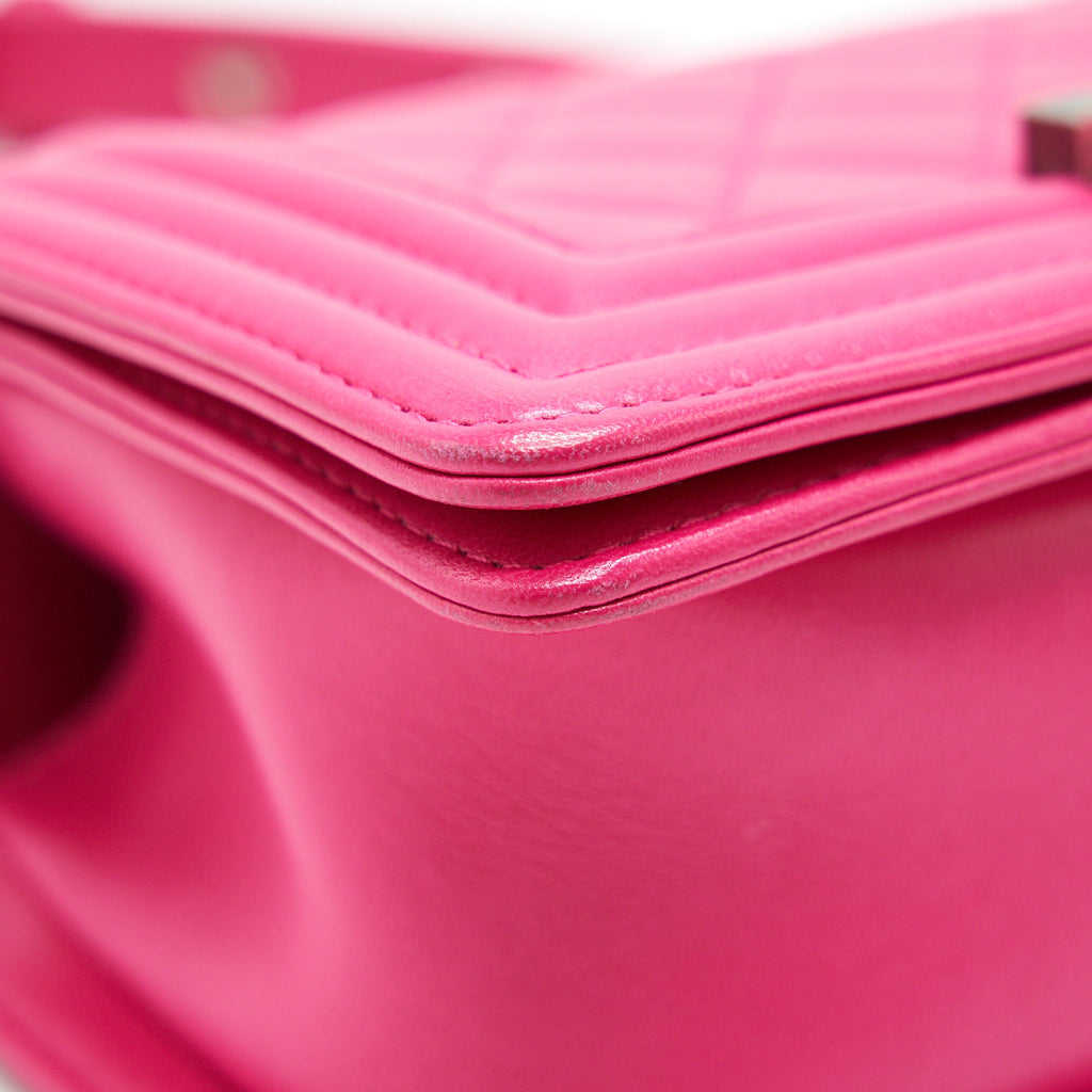chanel-small-boy-bag-lambskin-ruthenium-hardware-hot-pink