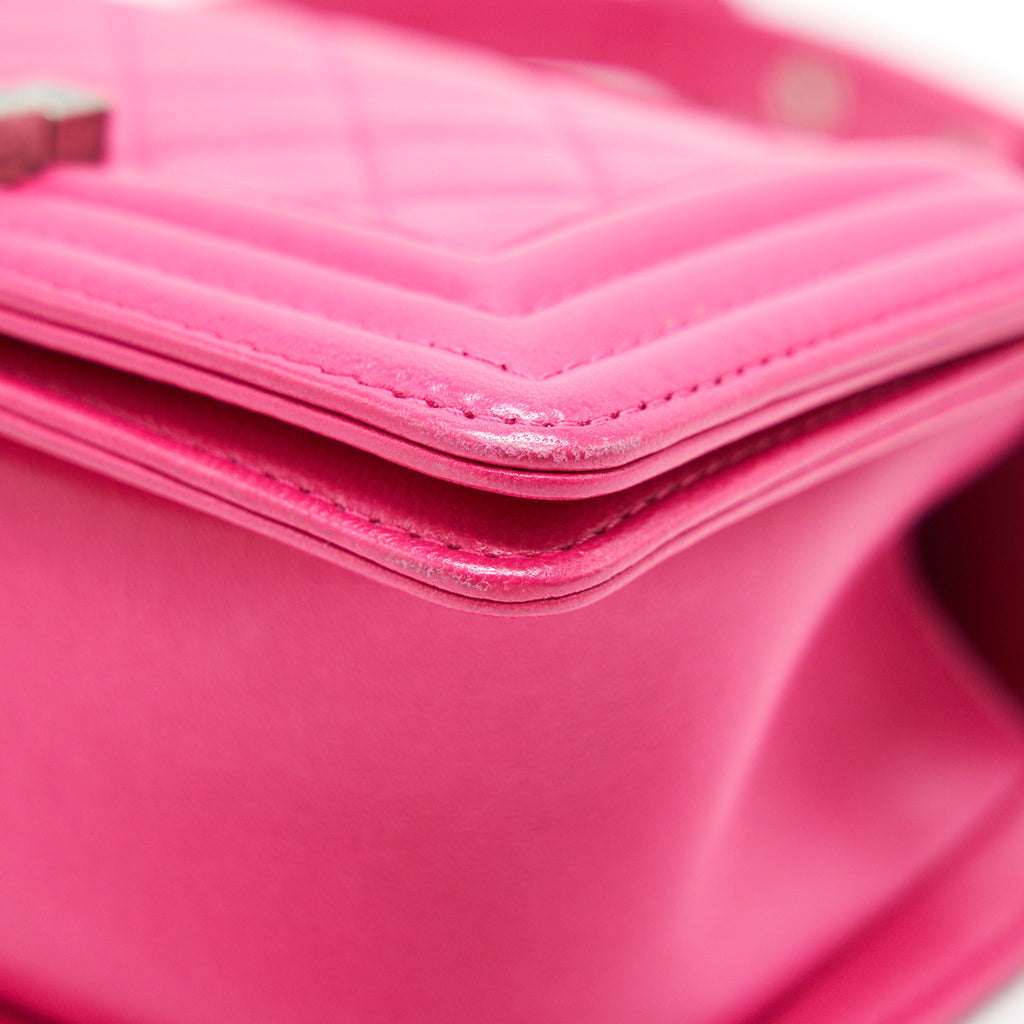 chanel-small-boy-bag-lambskin-ruthenium-hardware-hot-pink