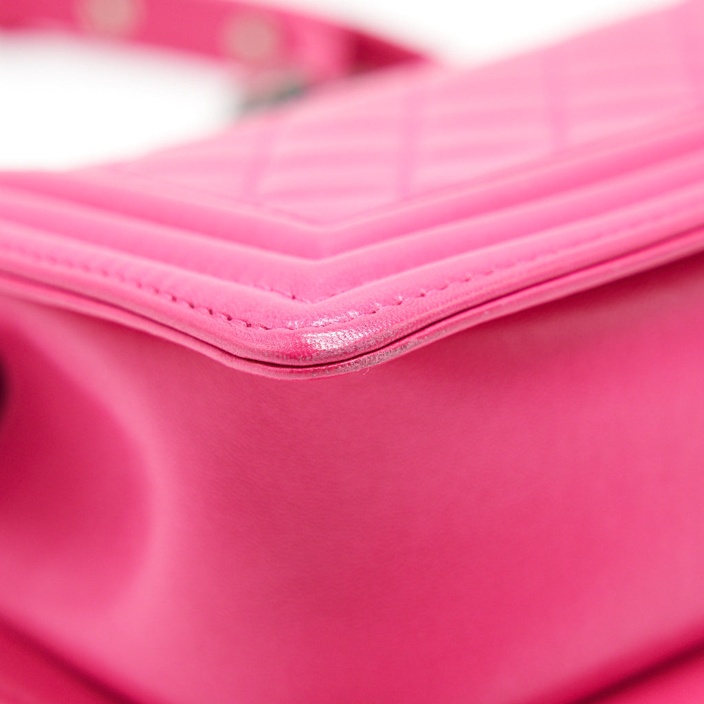 chanel-small-boy-bag-lambskin-ruthenium-hardware-hot-pink