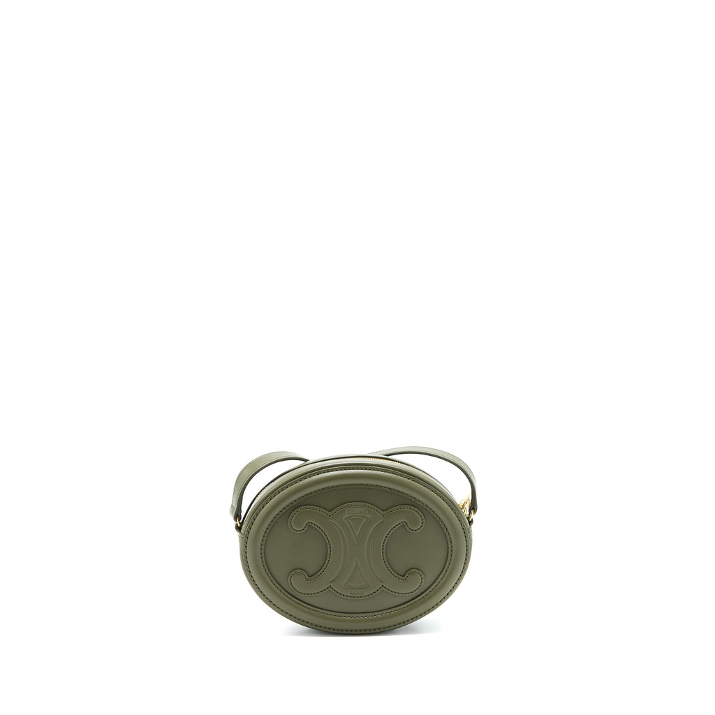 celine-crossbody-oval-purse-calfskin-olive-green-ghw