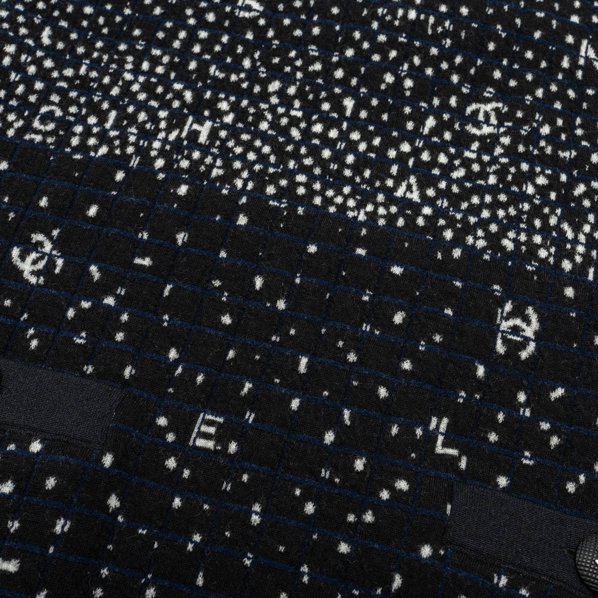 chanel-size-38-20n-half-zip-dress-wool-polyamide-black-white-navy-blue