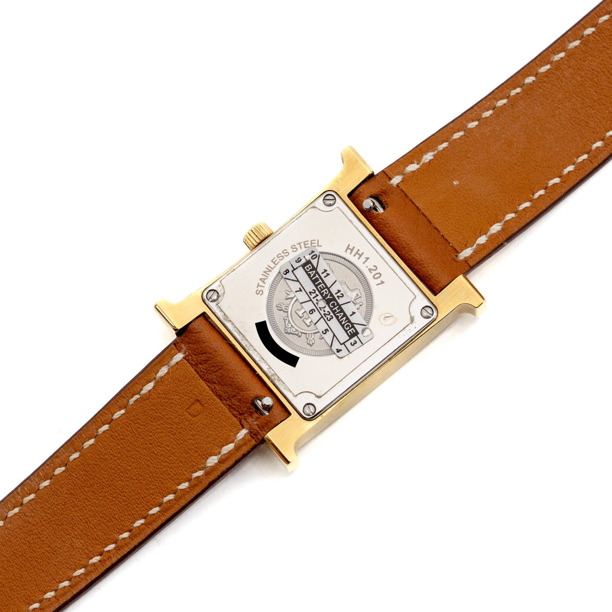 hermes-heure-h-watch-small-model-25mm-yellow-gold-plated-steel-gold-strap-quartz-movement