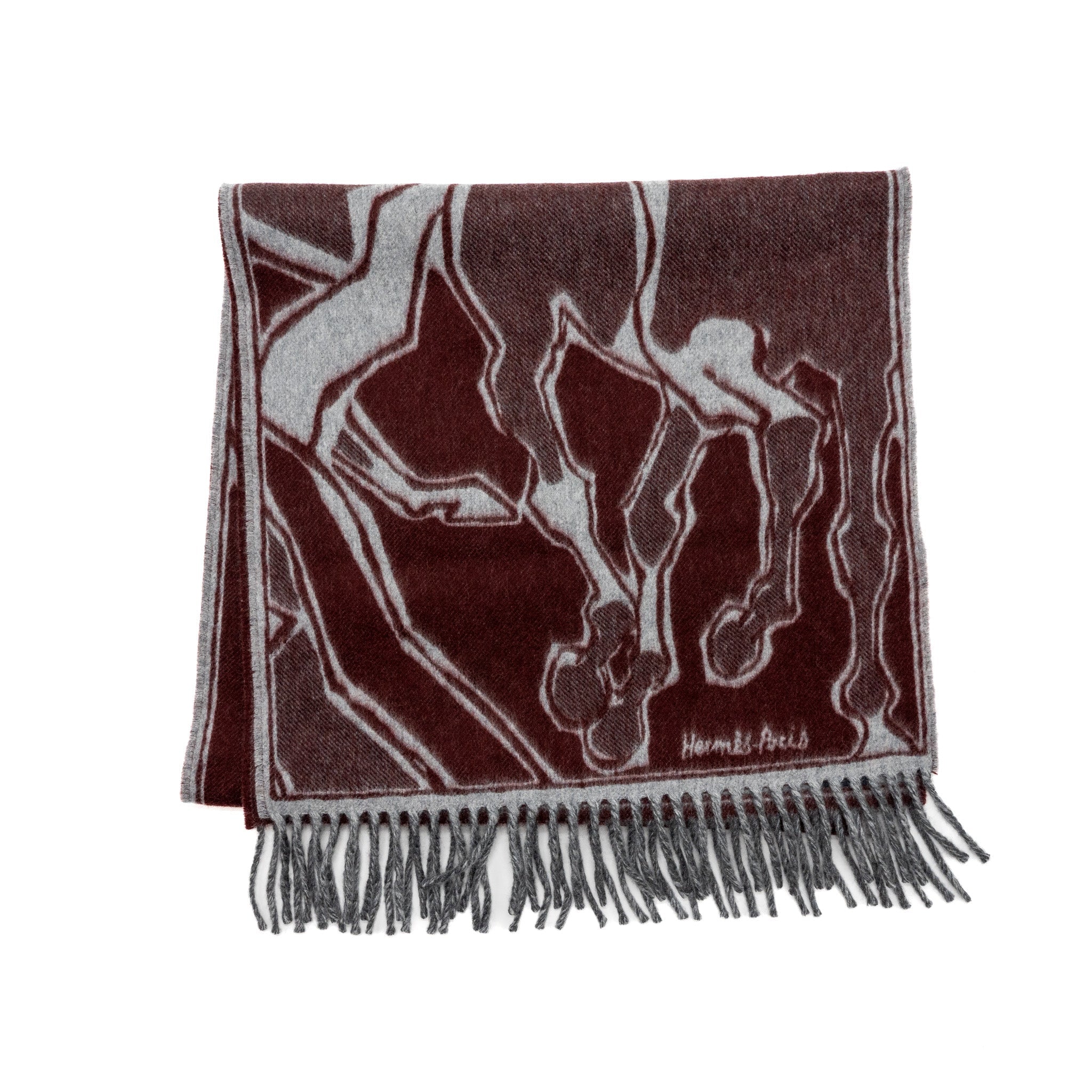 copy-of-hermes-la-danse-des-chevaux-muffler-cashmere-bordeaux-gris-moyen-gris-clair