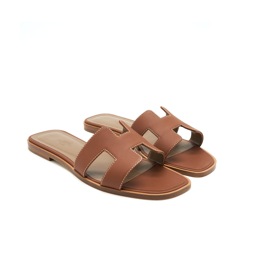 hermes-oran-sandle-gold-size-38