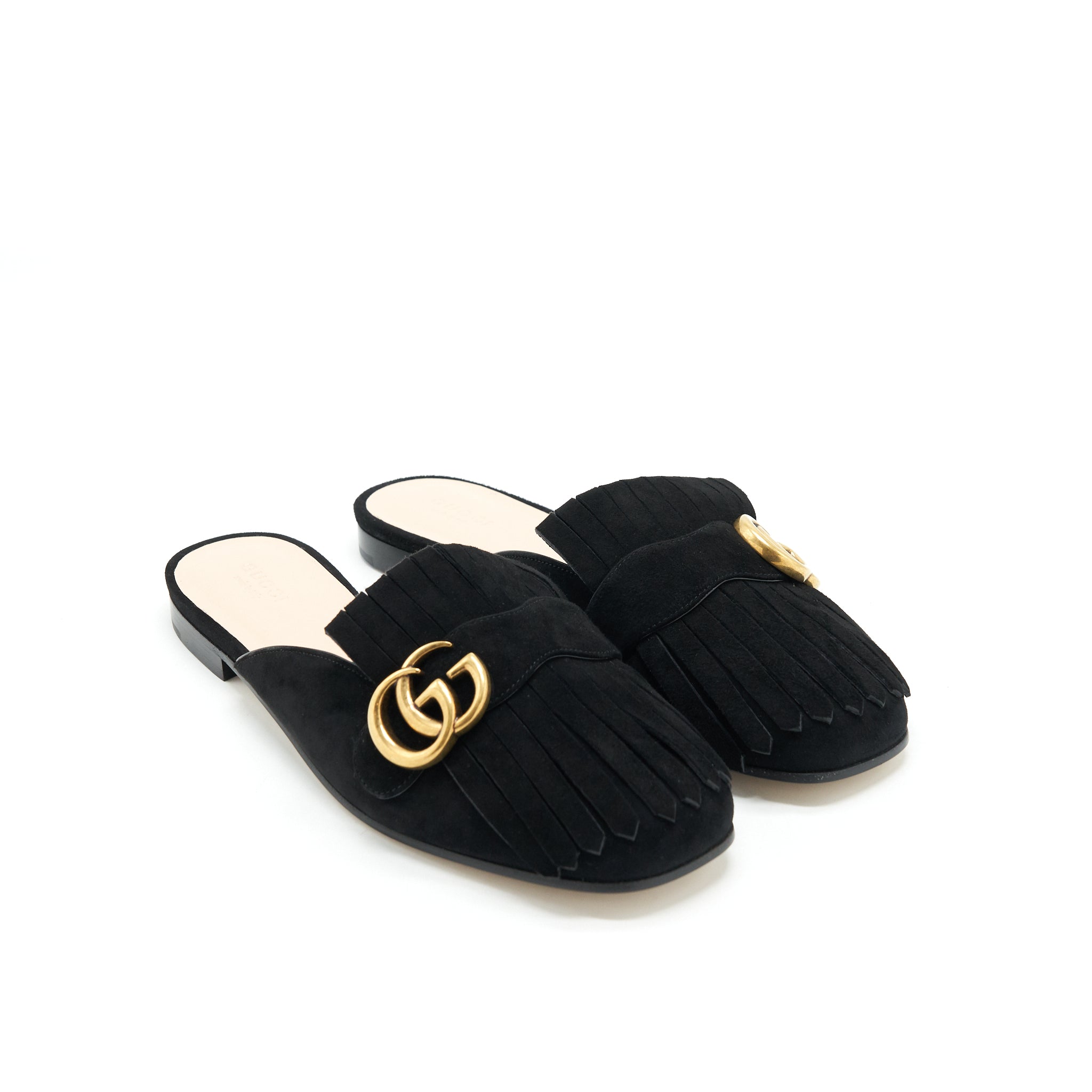 gucci-size-38-5-gg-velvet-mules-black