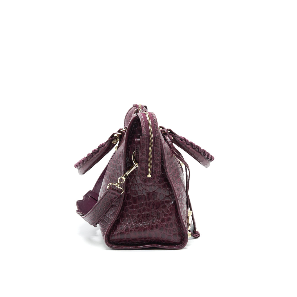 balenciaga-medium-giant-city-bag-burgundy-crocodile-embossed-leather-with-ghw-1