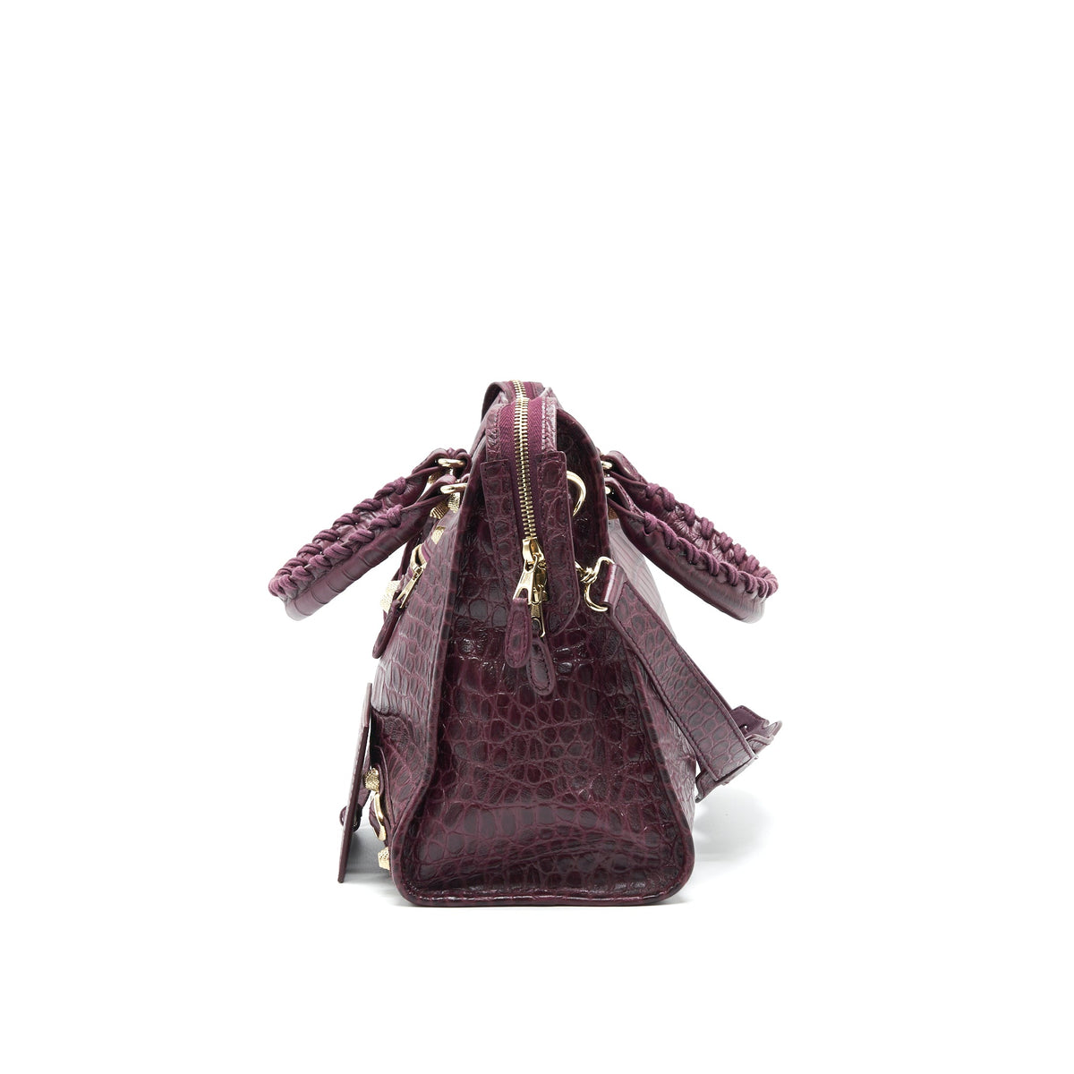 balenciaga-medium-giant-city-bag-burgundy-crocodile-embossed-leather-with-ghw-1