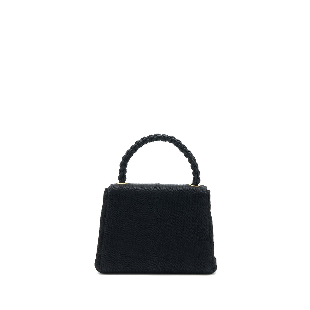 chanel-vintage-top-handle-flap-bag-woven-silk-black-ghw