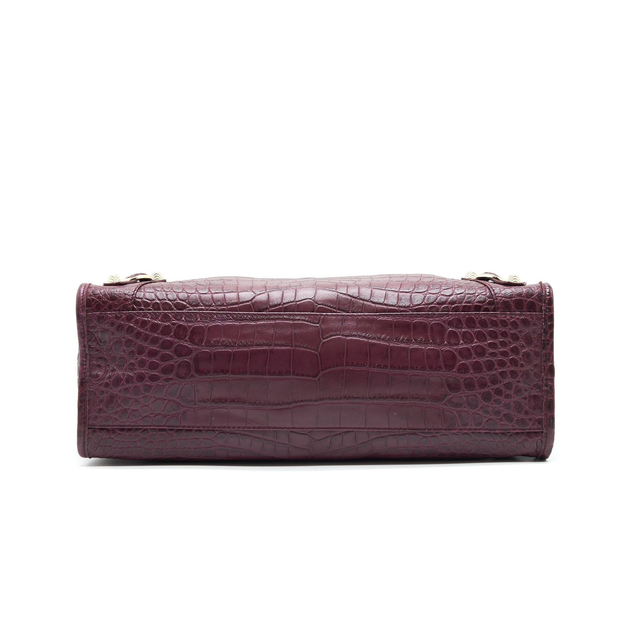 balenciaga-medium-giant-city-bag-burgundy-crocodile-embossed-leather-with-ghw-1