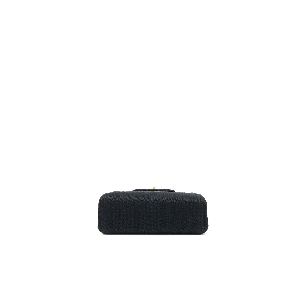 chanel-vintage-top-handle-flap-bag-woven-silk-black-ghw