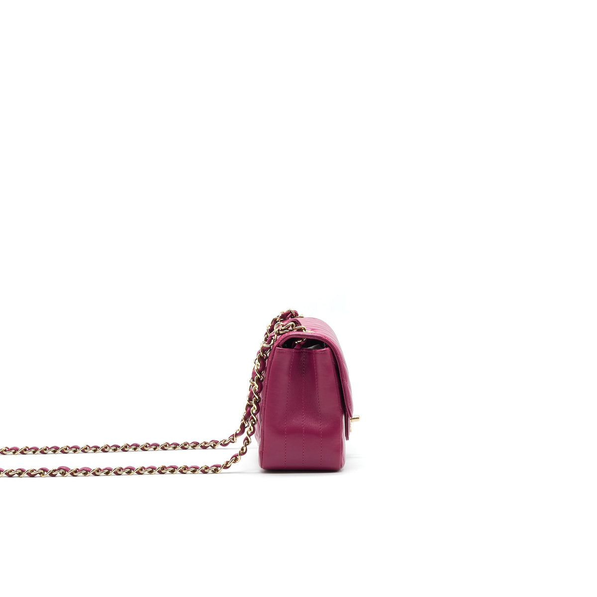 chanel-mini-square-chevron-red-lambskin-ghw