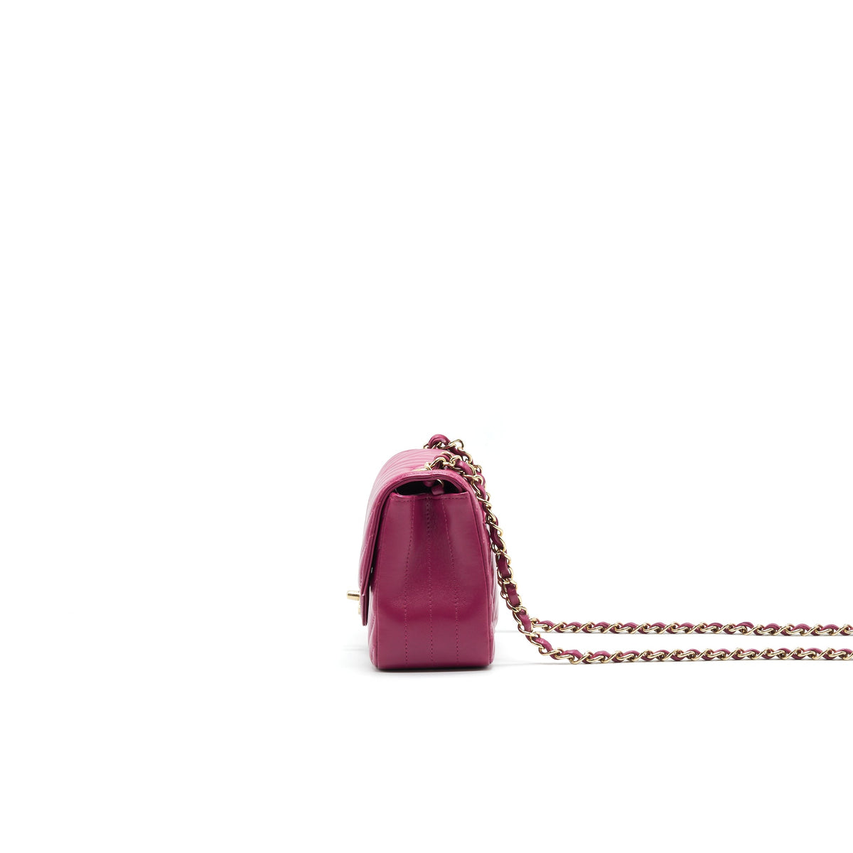 chanel-mini-square-chevron-red-lambskin-ghw