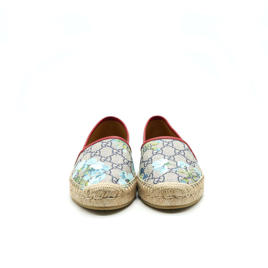 gucci-size37-gg-blooms-supreme-espadrills