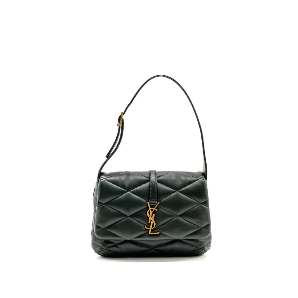 saint-laurent-ysl-le-57-hobo-bag-lambskin-dark-green-ghw
