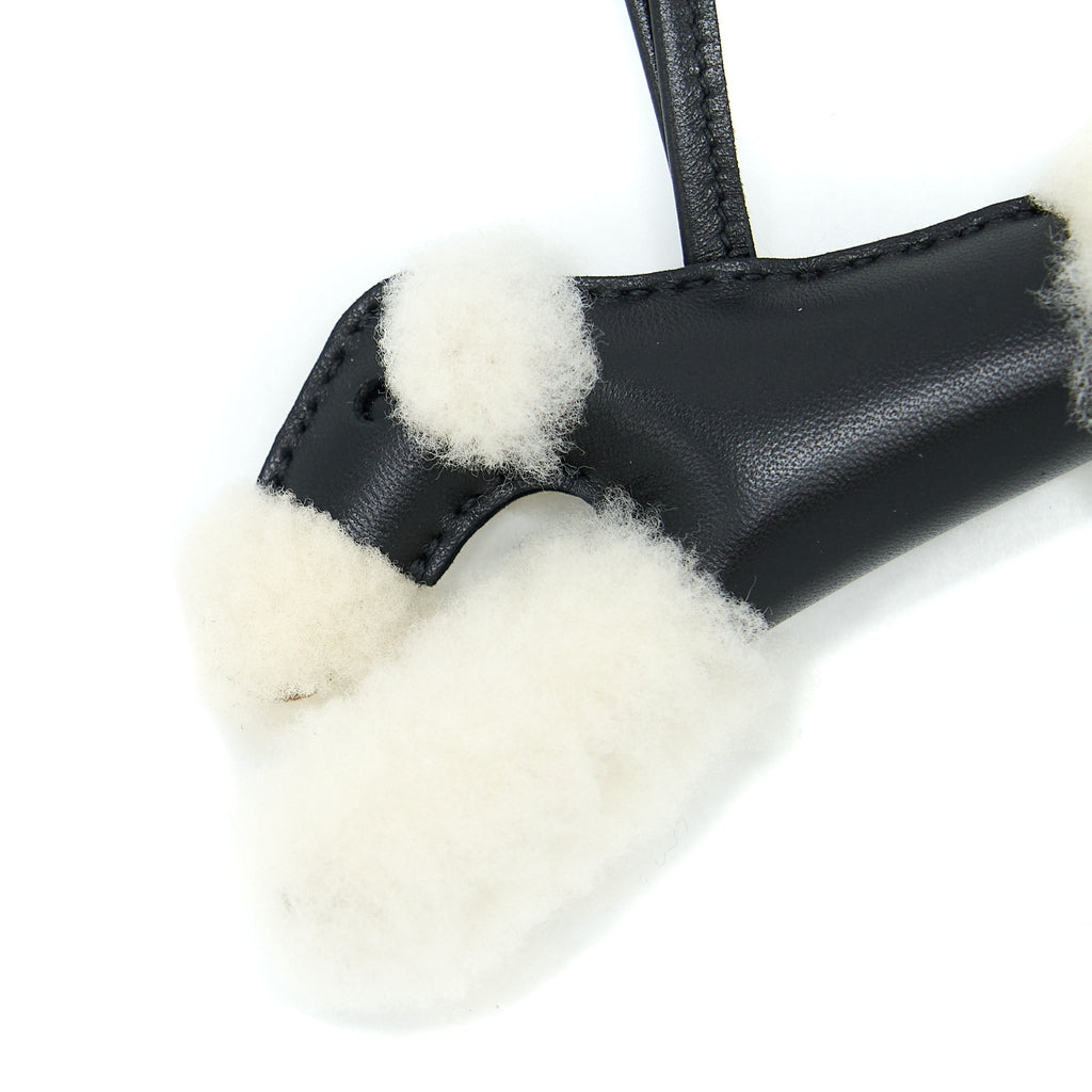 hermes-budy-shearing-bag-charm-ecru-black