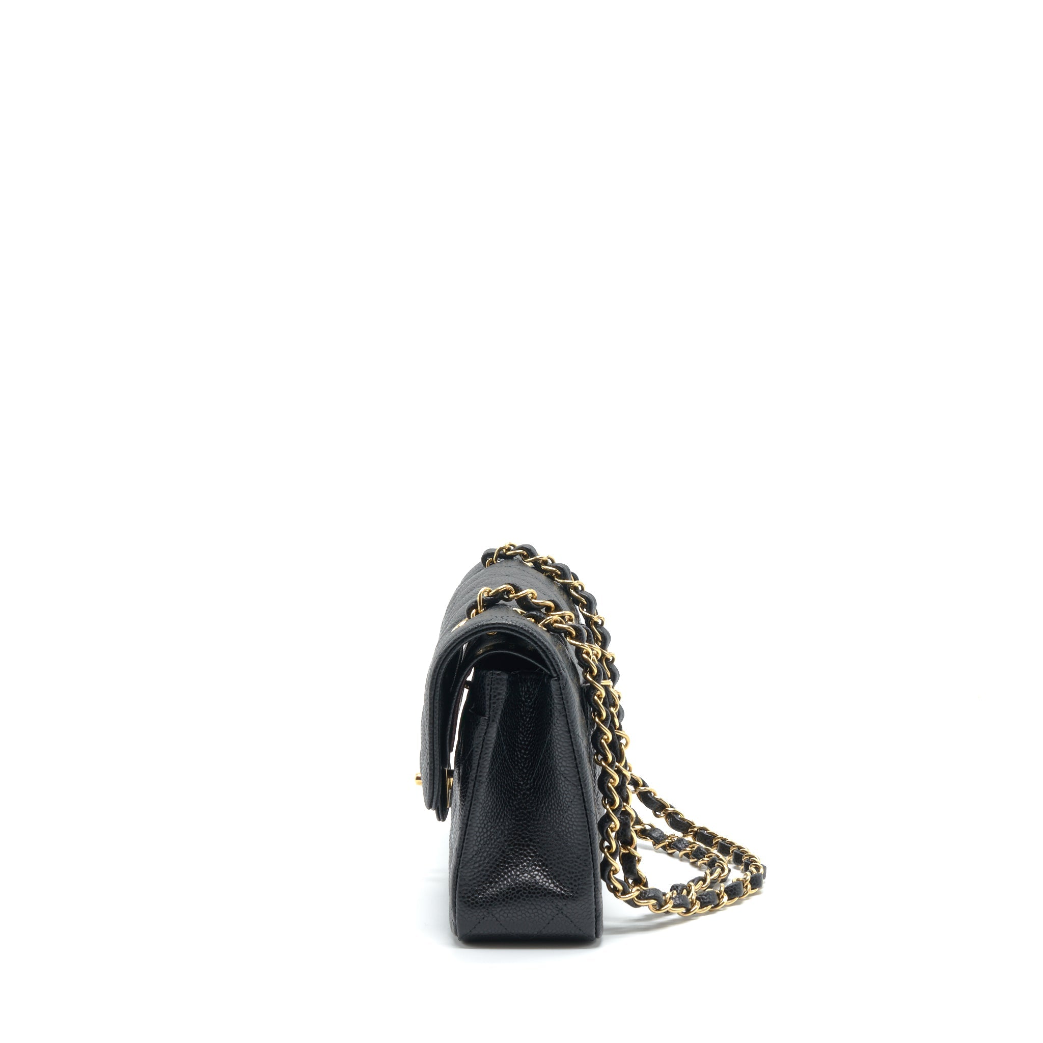 chanel-small-classic-double-flap-bag-caviar-black-lghw-microchip