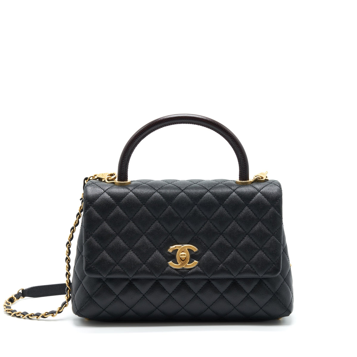 chanel-medium-coco-handle-with-lizard-embossed-handle-caviar-black-ghw