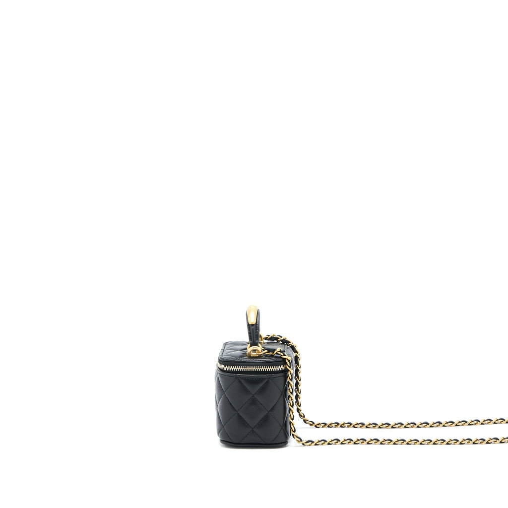 chanel-22b-detailed-top-handle-mini-vanity-with-chain-lambskin-black-brushed-ghw