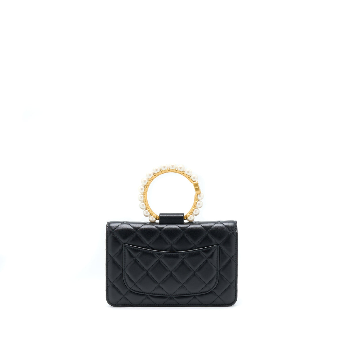 chanel-21s-wallet-on-chain-with-pearl-cc-logo-round-handle-lambskin-black-brushed-ghw