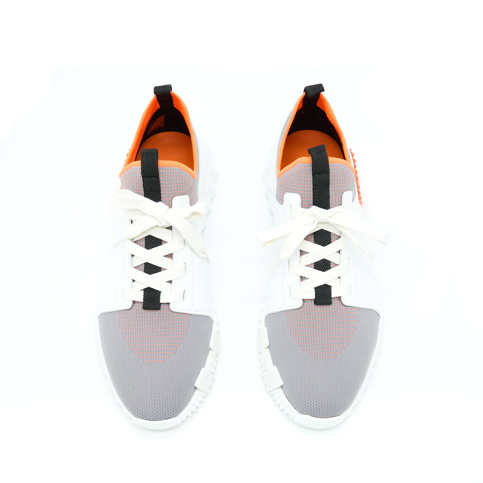 hermes-size-44-home-quicker-sneaker-blanc-orange