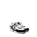 chanel-size-39-trainers-suede-black-white-silver