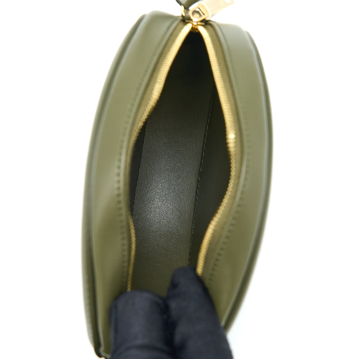 celine-crossbody-oval-purse-calfskin-olive-green-ghw