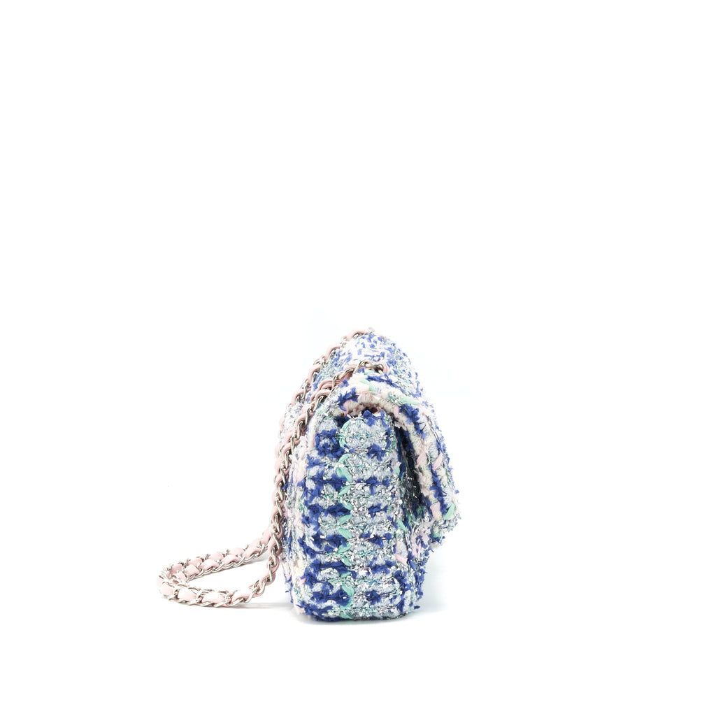 chanel-tweed-classic-flap-bag-multi-colour-shw