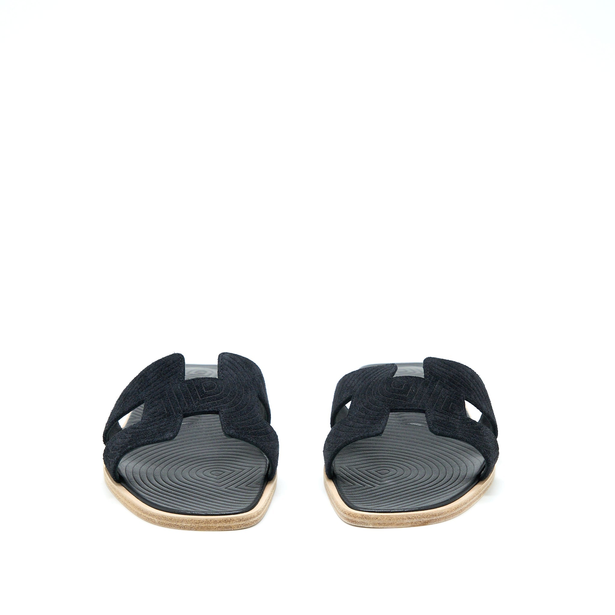 hermes-size-35-oran-sandals-veau-velours-black