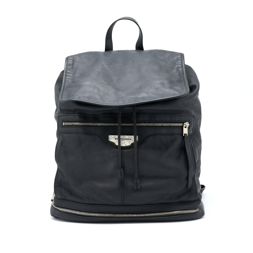 balenciaga-backpack-calfskin-black-shw