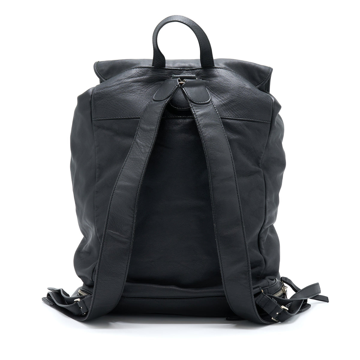 balenciaga-backpack-calfskin-black-shw