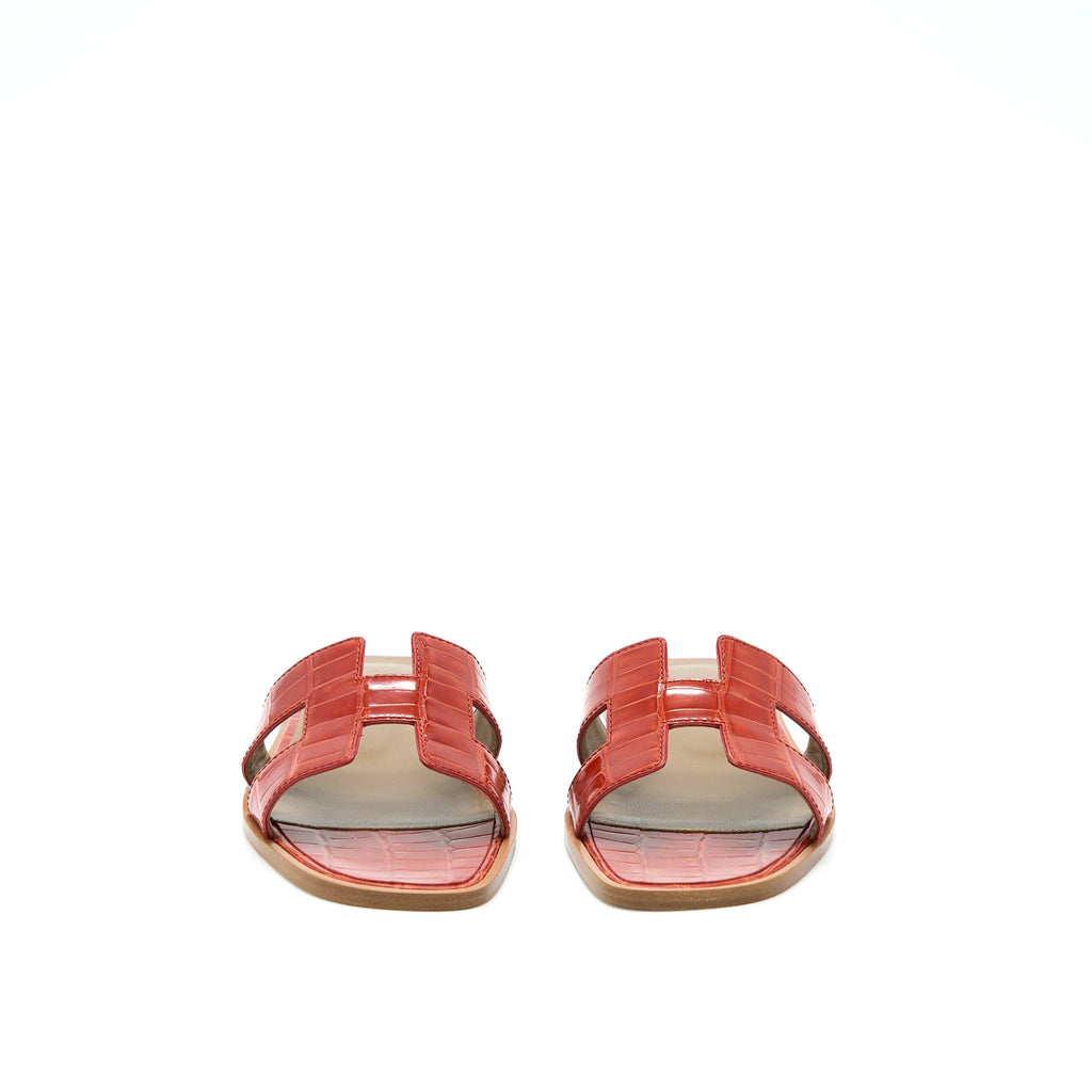 hermes-size-36-oran-sandals-alligator-missi-sanguine