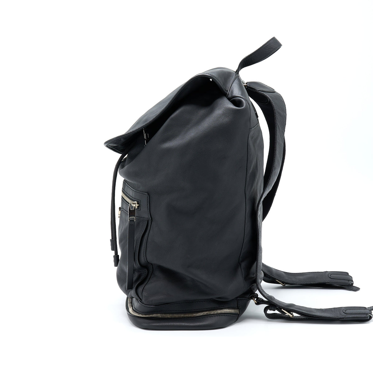balenciaga-backpack-calfskin-black-shw