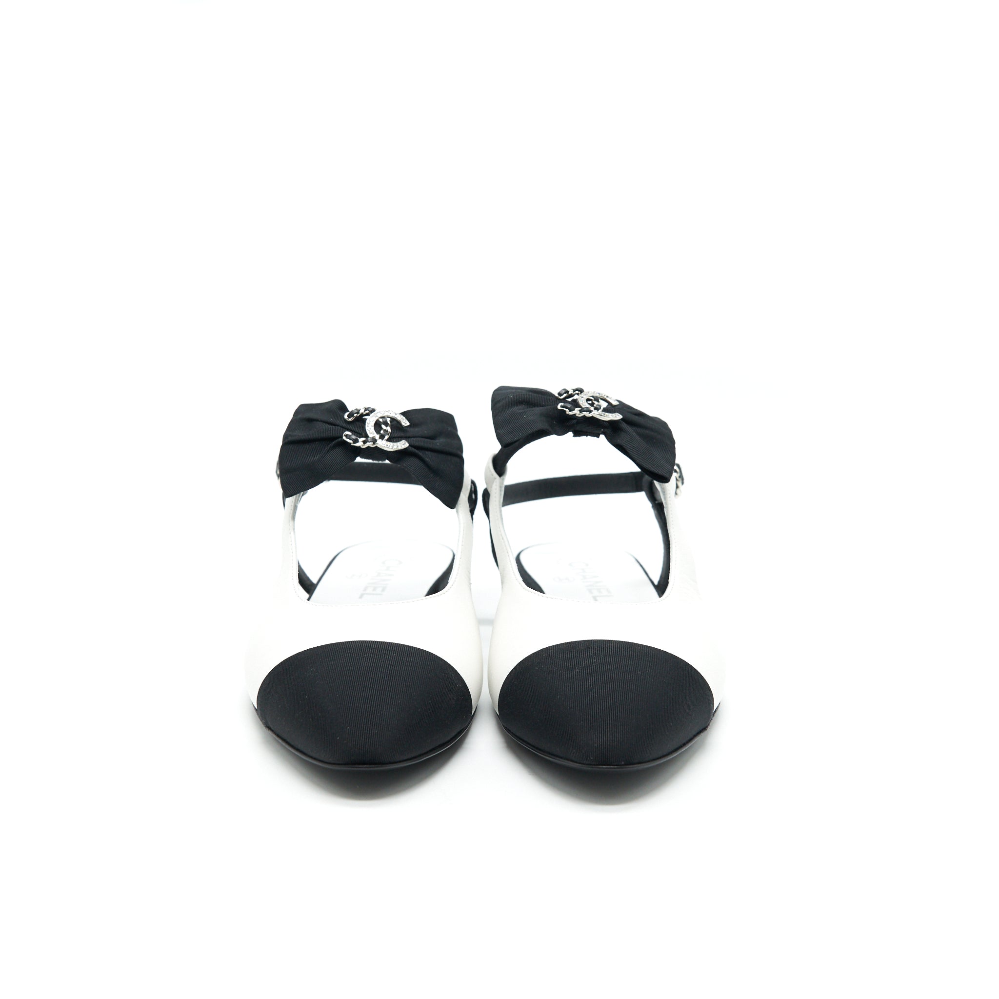 chanel-slingback-flats-with-ribbons-white-and-black-size38-5