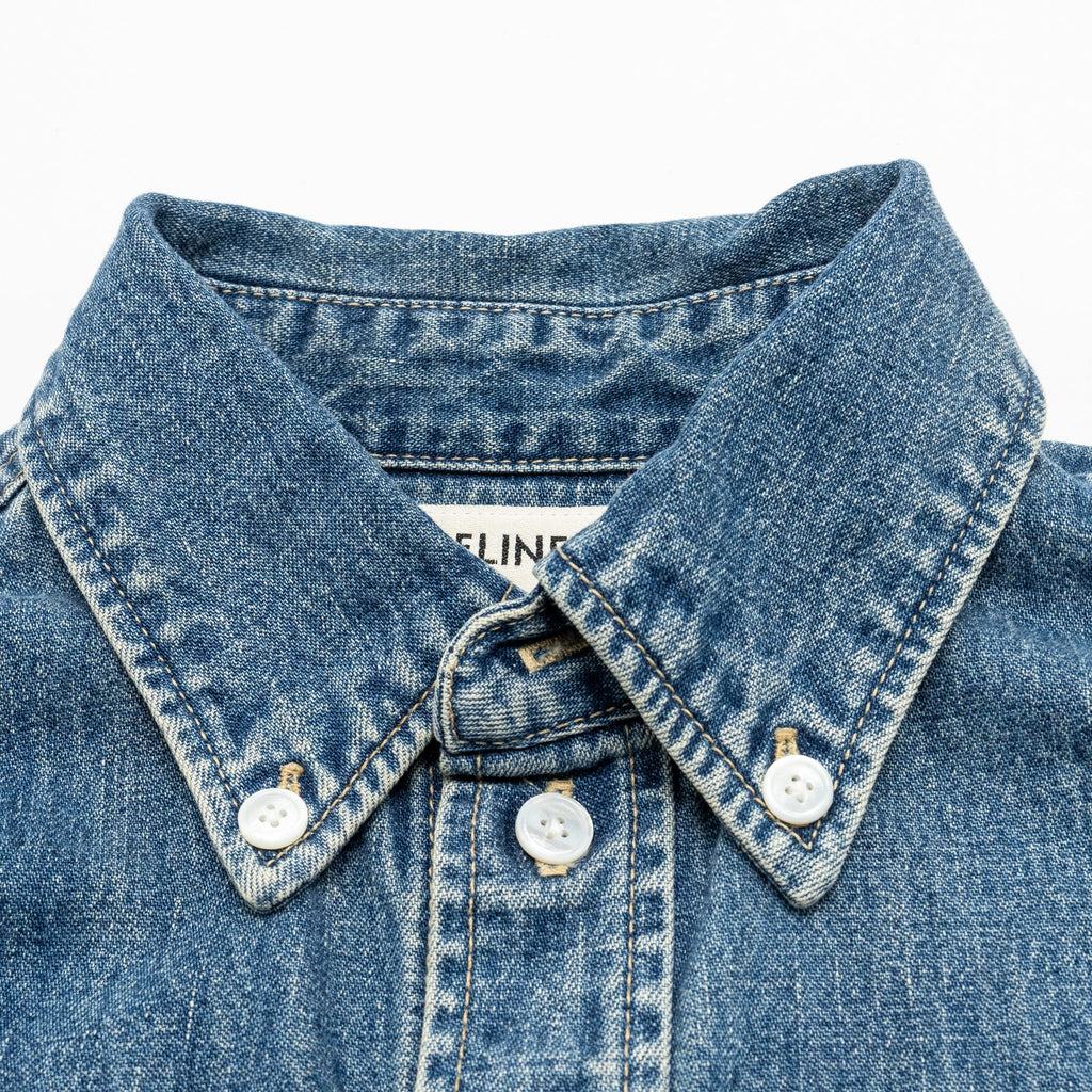 celine-size-xs-cropped-shirt-cotton-in-union-ocean-wash-denim-blue