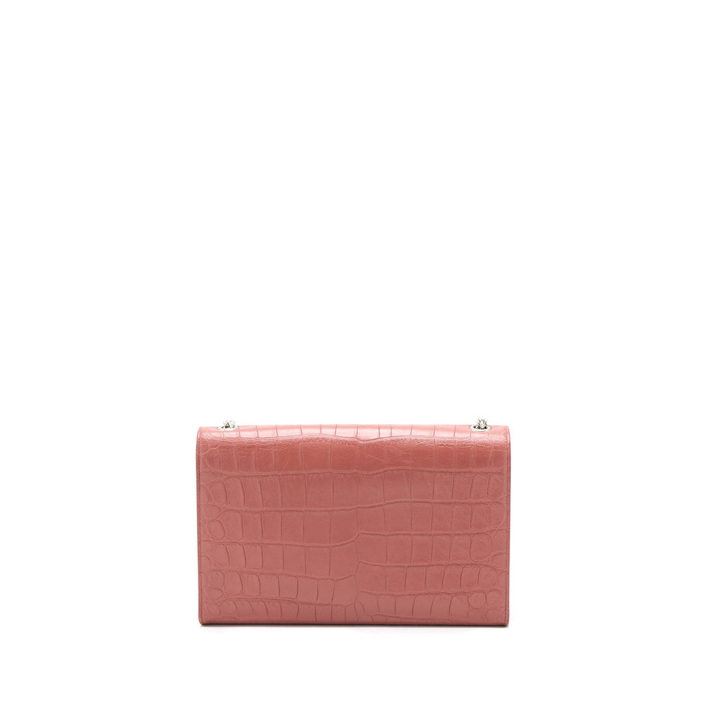 saint-laurent-medium-kate-croc-embossed-calfskin-pink-shw