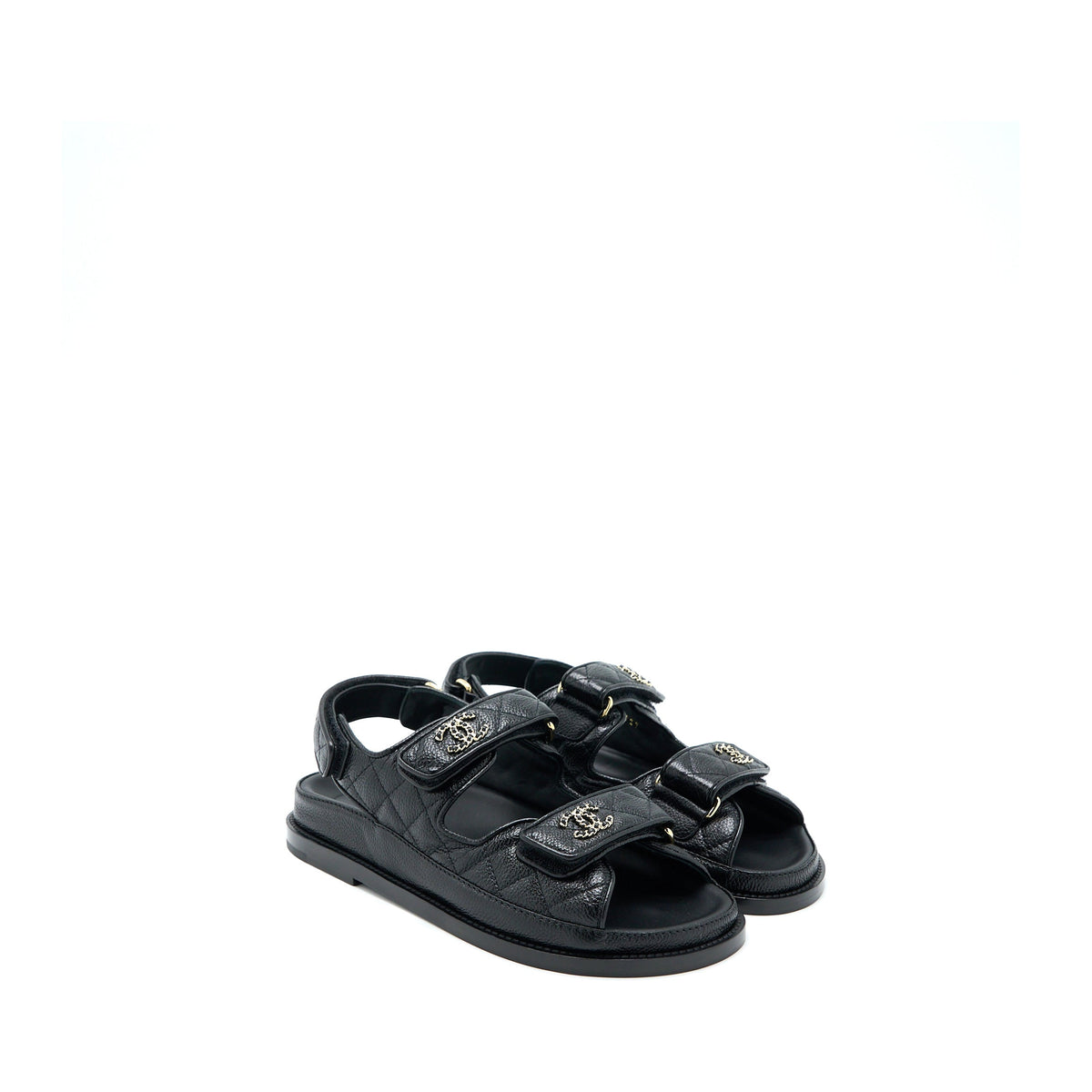 chanel-size-36-dad-sandals-leather-black-lghw