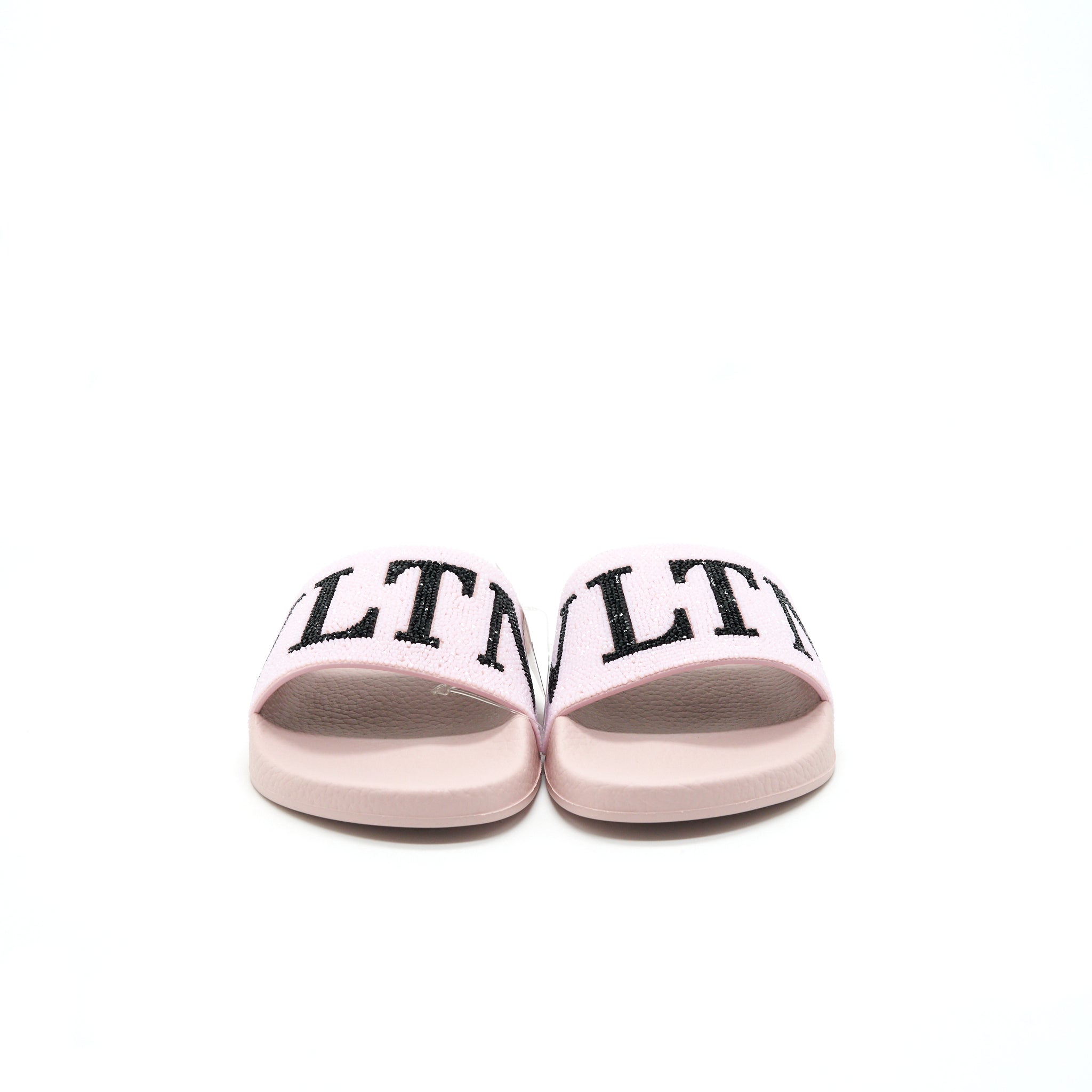 valentino-size-36-rubber-slider-sandal-pink