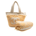 chanel-coco-beach-tote-bag-with-towel-pouch-set-cotton-light-yellow-pink