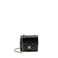 chanel-22k-square-flap-bag-patent-black-brushed-ghwmicrochip