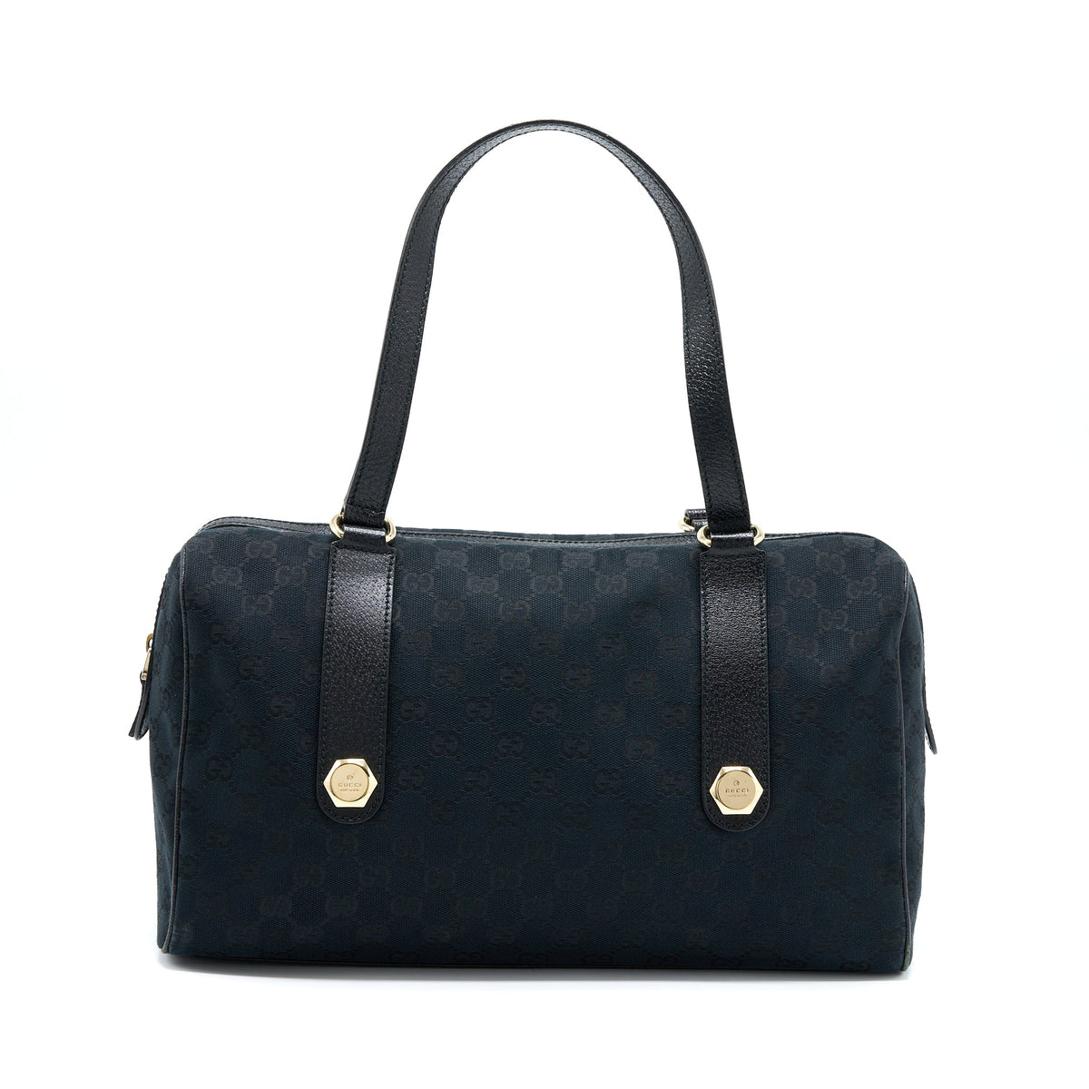 gucci-boston-bag-gg-supreme-fabric-black-shw